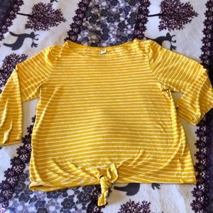 3/4 Sleeve striped top